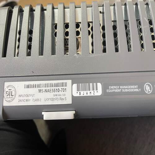 JOHNSON CONTROLS MS-NAE5510-70
