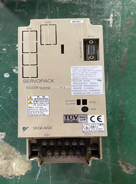 （设备配件）拆机安川伺服驱动器  SGDB-03VDY1  220v