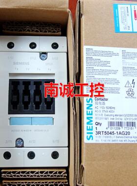 接触器 3RT5045/5044/5046-1A..0 220/110/24V 1AN20/1AG20/1AC20