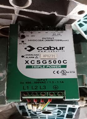 （设备配件）意大利卡博电源XCSG500C成色可以功能完好用