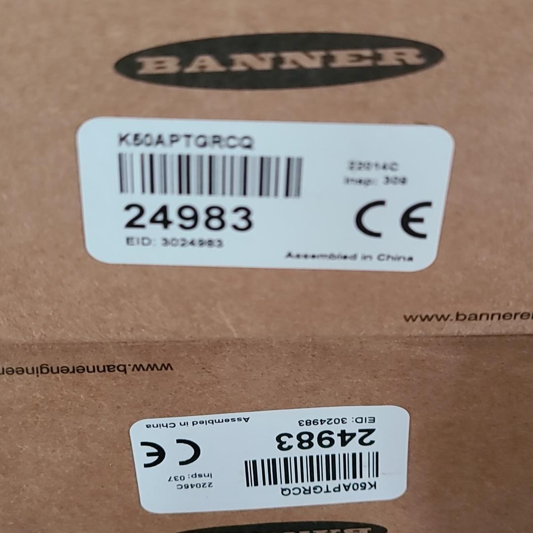 BANNER邦纳指示灯K50APTGRCQ全新原装正品。