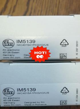IFM IM5139，原厂全新正品
