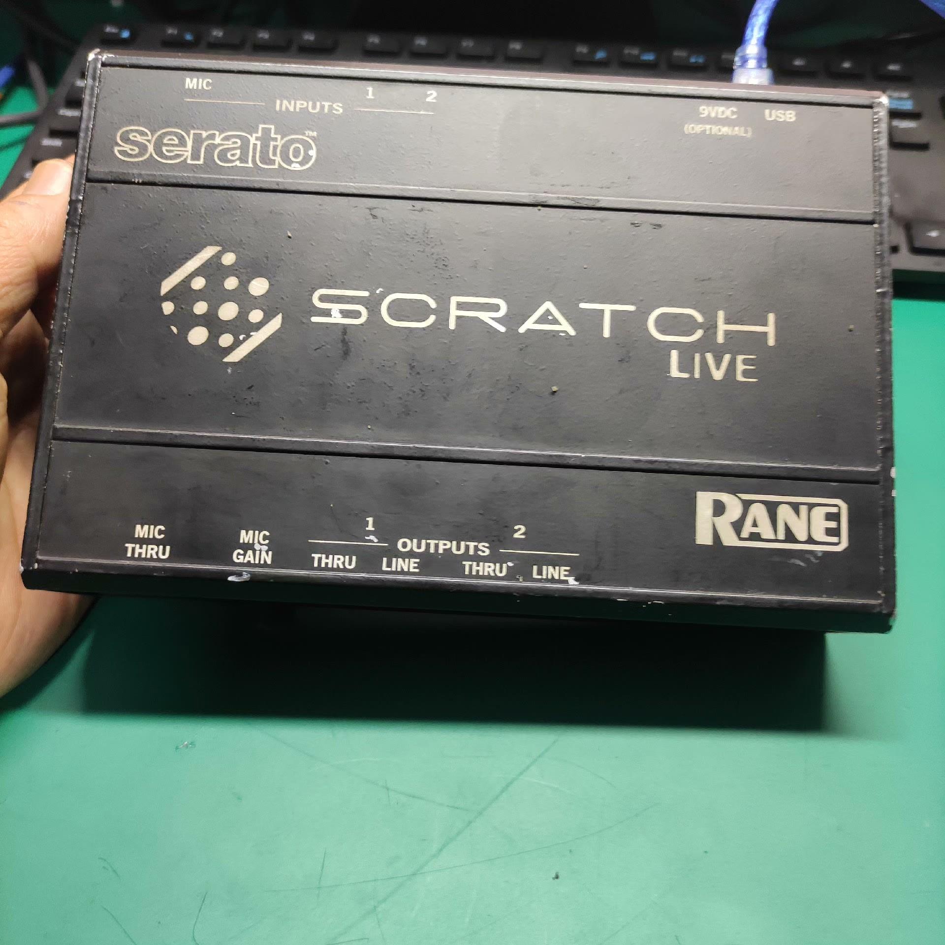 （设备配件）莱恩rane serato scratch live 声卡。