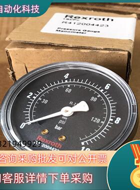 全新力士乐Rexroth压力表R412004423 压力0-