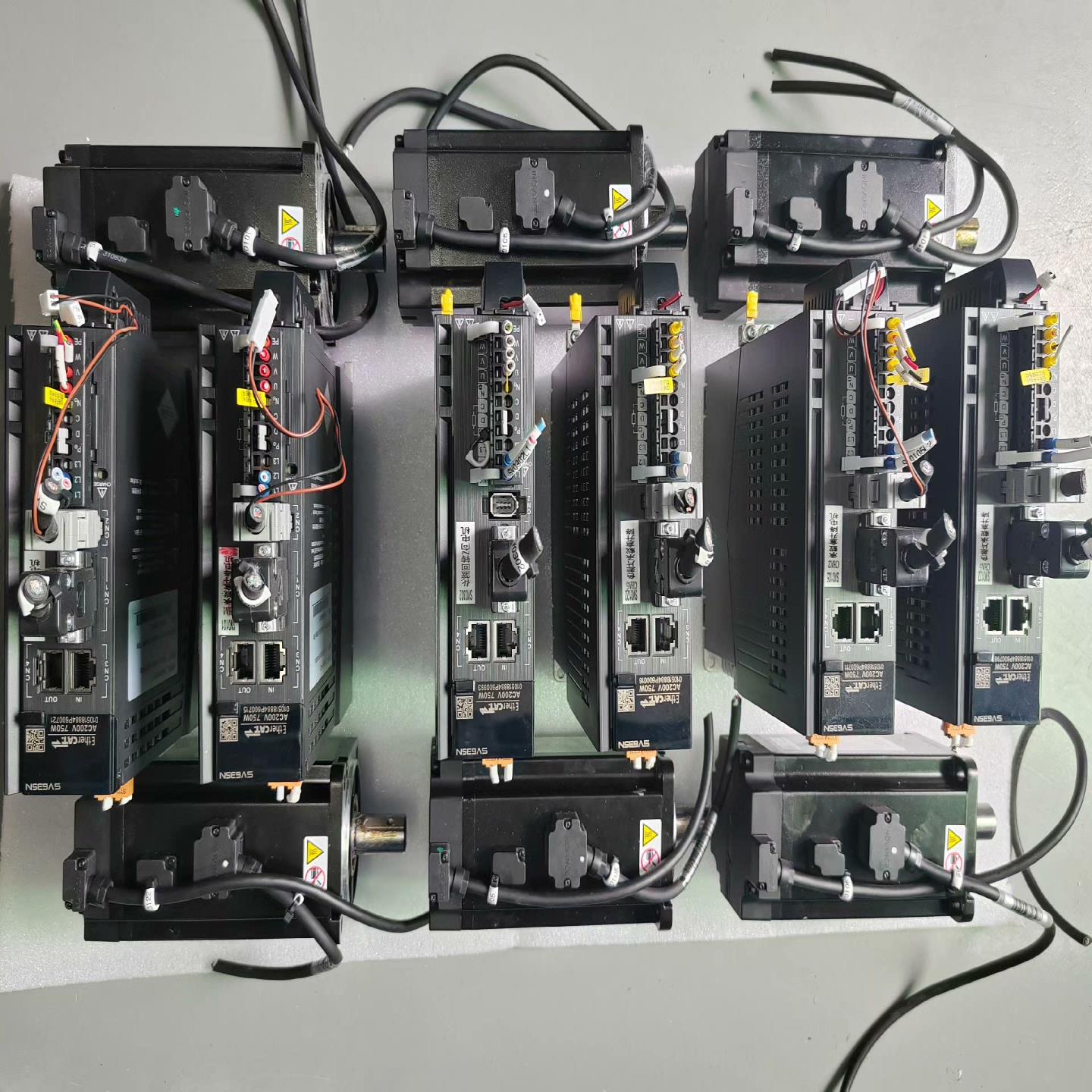 现货汇川伺服驱动器电机750w