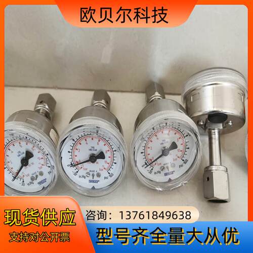 1/4VCR压力表 气体压力表WISA WISE轴向超高纯压