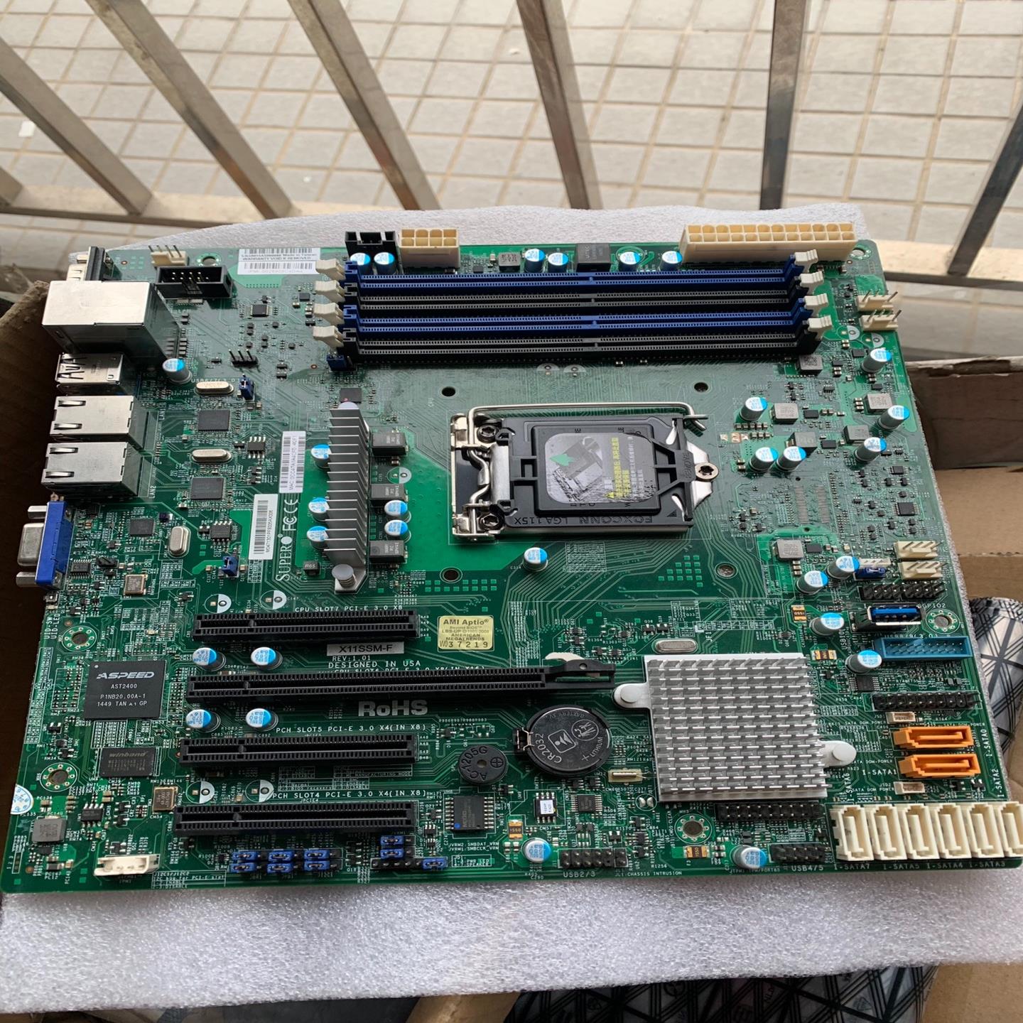 超微X11SSM-F服务器主板 支持E3-1200 v6/V