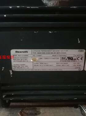 【环球】力士乐伺服电机MSK100D-0300-NN-M1-BP0-