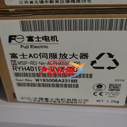 富士伺服放大器，400W驱动器,RYH401F6-VV2-Z