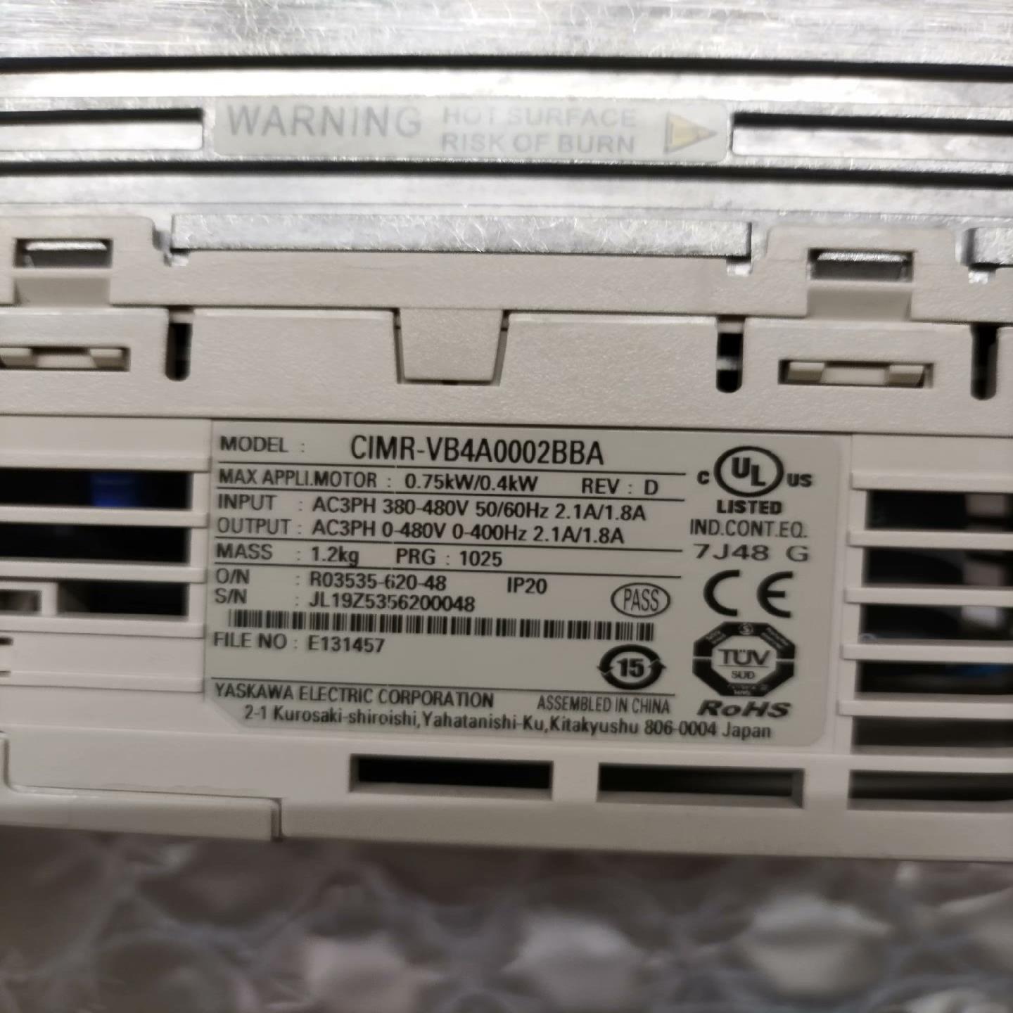 （设备配件）安川变频器CIMR-VB4A0002BBA