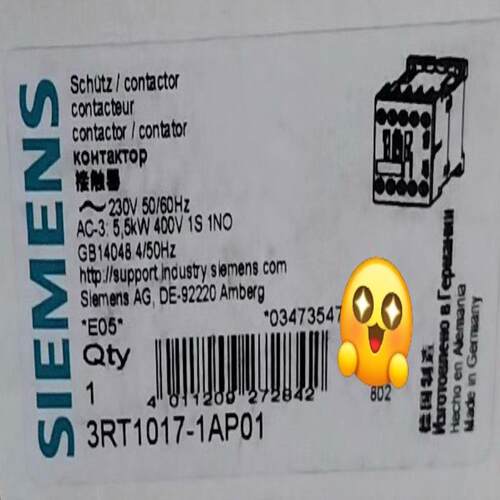 议~西门子交流接触器 3RT1017-1AP01