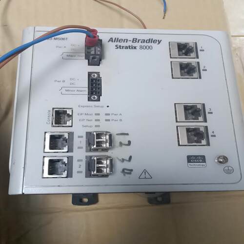 （设备配件）AB 1783一MS06T交换机功能包好 卡都在  品相好