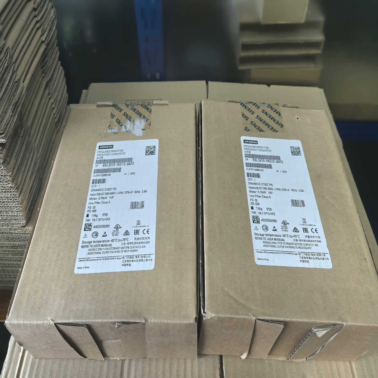 （设备配件）6SL3210-1KE12-3AF2 西门子变频器 23年未