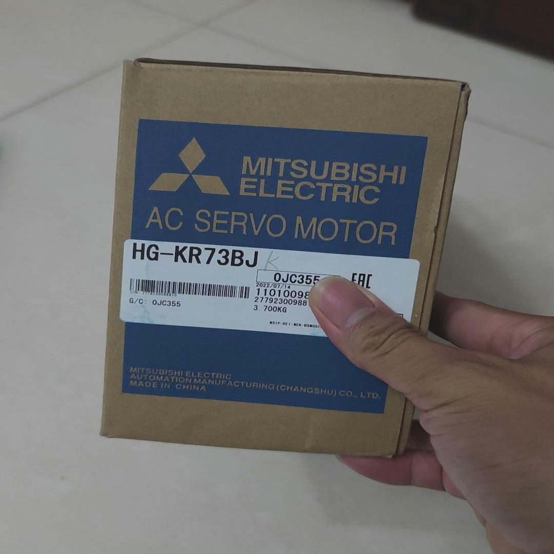 全新三菱HG-KR73BJ伺服马达，商品为全新原装机器机器，