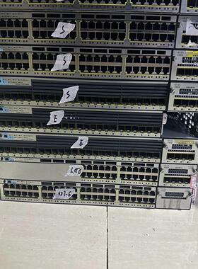 WS-C3750X-24T 48T/L 测试好 质量保证