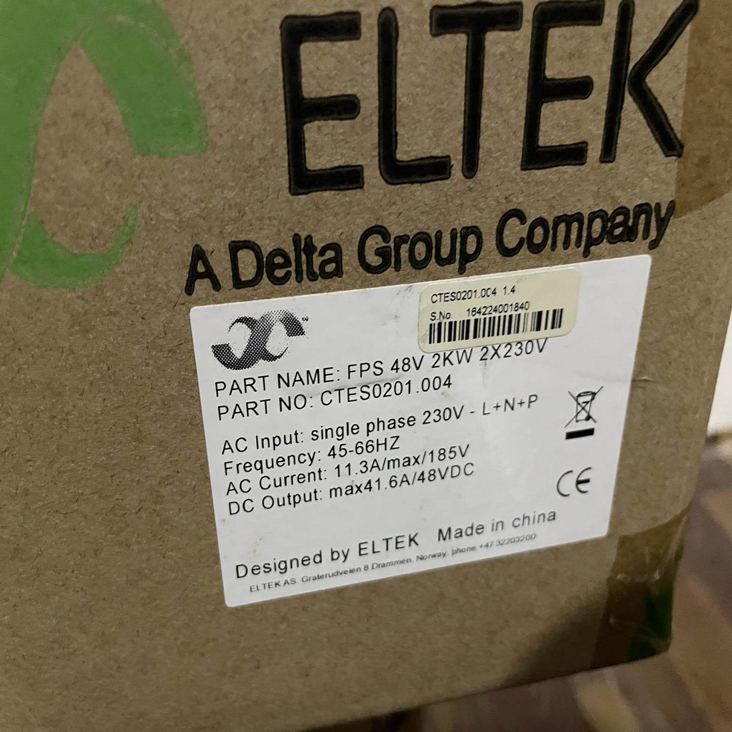 全新 ELTEK易达电源  FPS 48V 2KW  Fla议价