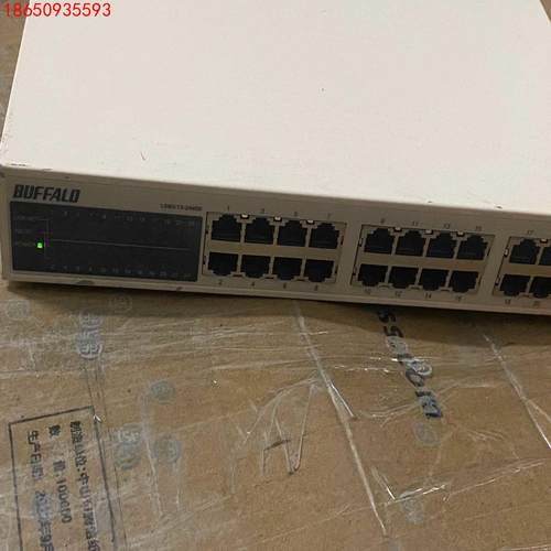 buffalo lsw3－tx－24nsr，交换机。日本巴法