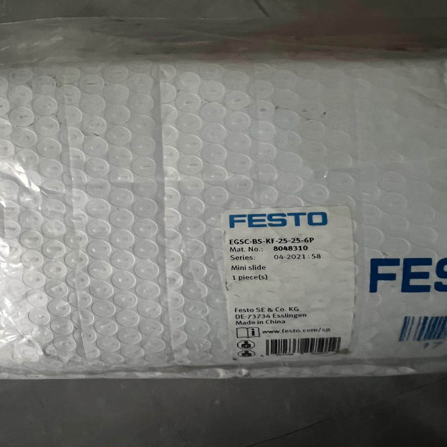 费斯托FESTO小型滑台式电缸 EGSC-BS-KF-25-