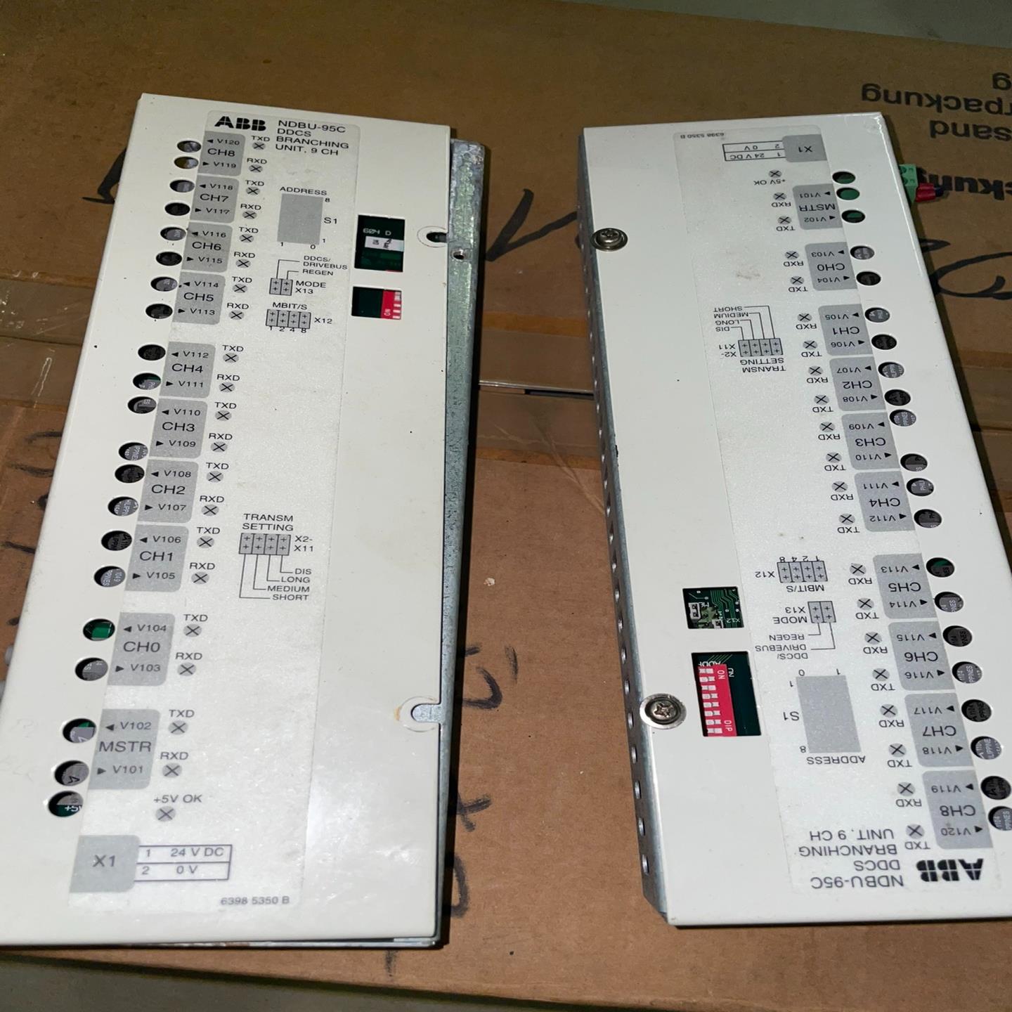 （设备配件）Abb ndbu-95c  光纤分配器 拆机包好