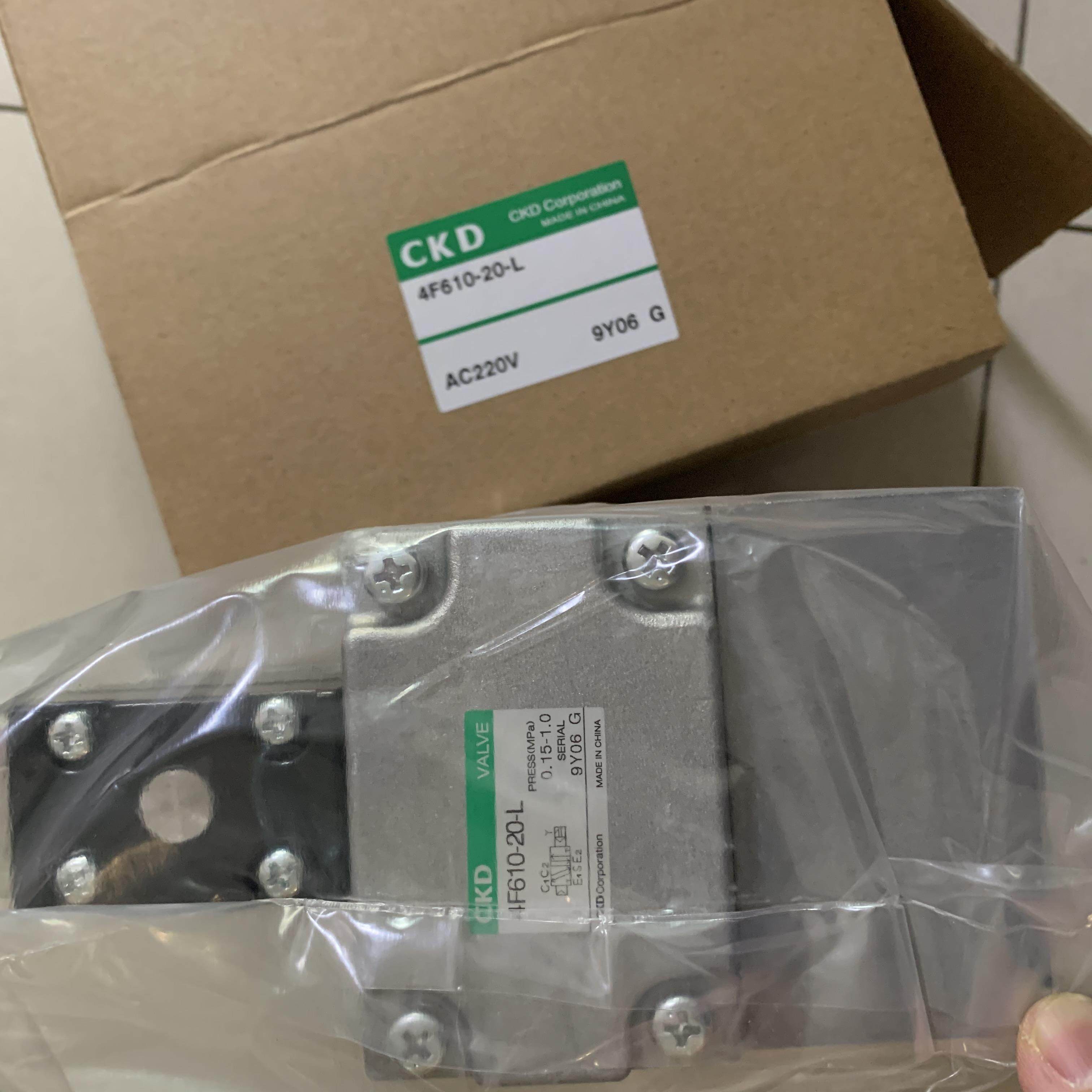 CKD电磁阀4F610-20-L-AC220V DC24V AC110V议价