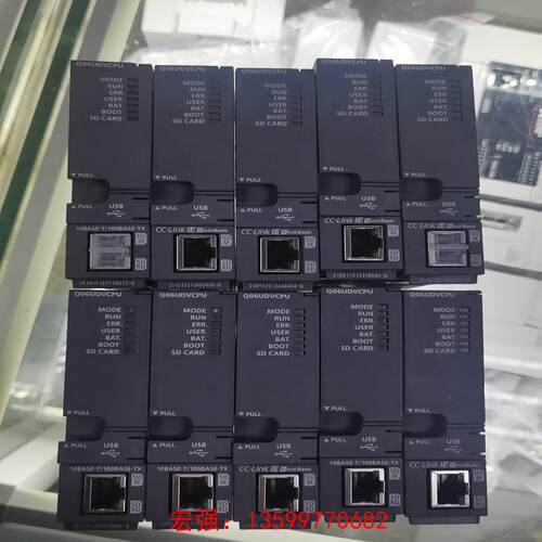 [宏强工控]三菱CPU  Q06UDVCPU 成色9成新-议价