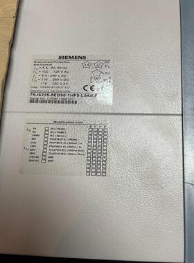 西门子7SJ6225-5EB90-1HF0-L0A/EE 基