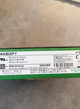继电器，RXM4AB2P7，全新原装正品，装完好