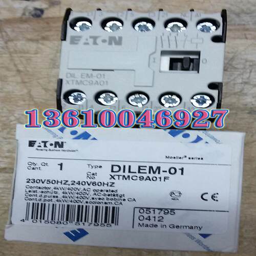 EATON MOELLER DILEM-01(230V50HZ，240V60HZ)小型接触器议价