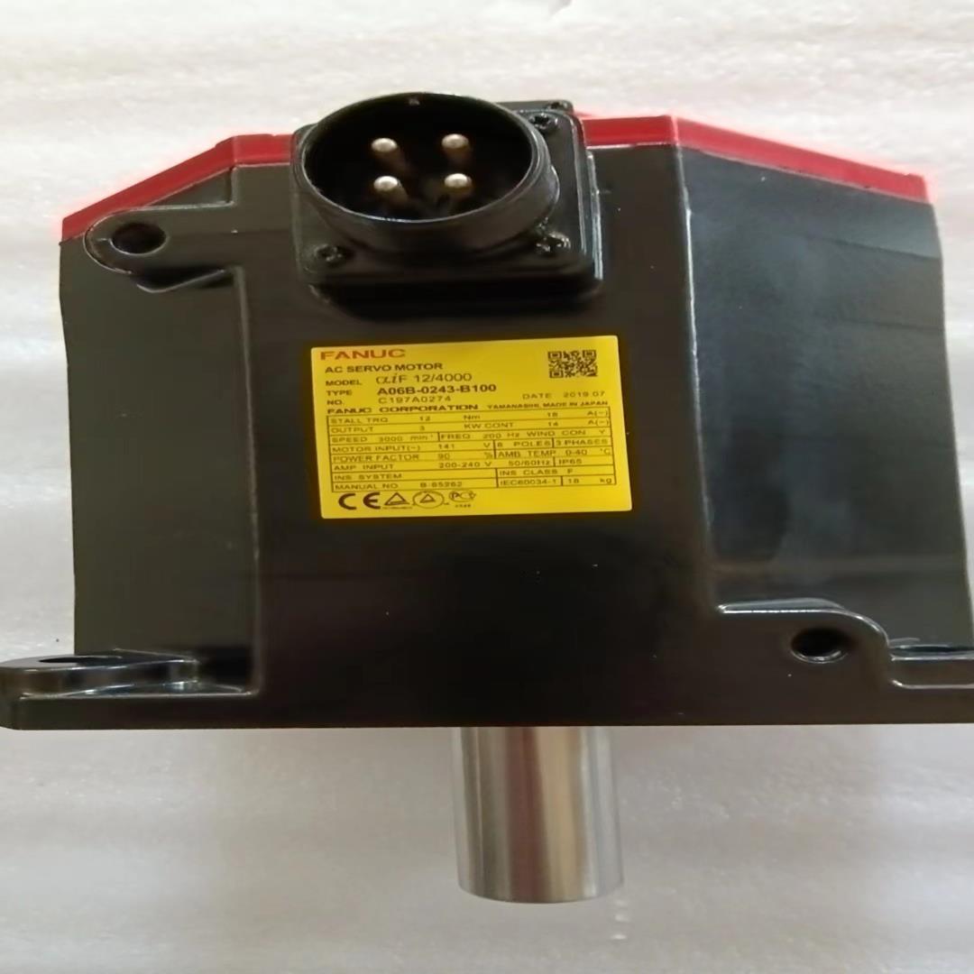 发那科电机A06B-0243-B100有货九成新