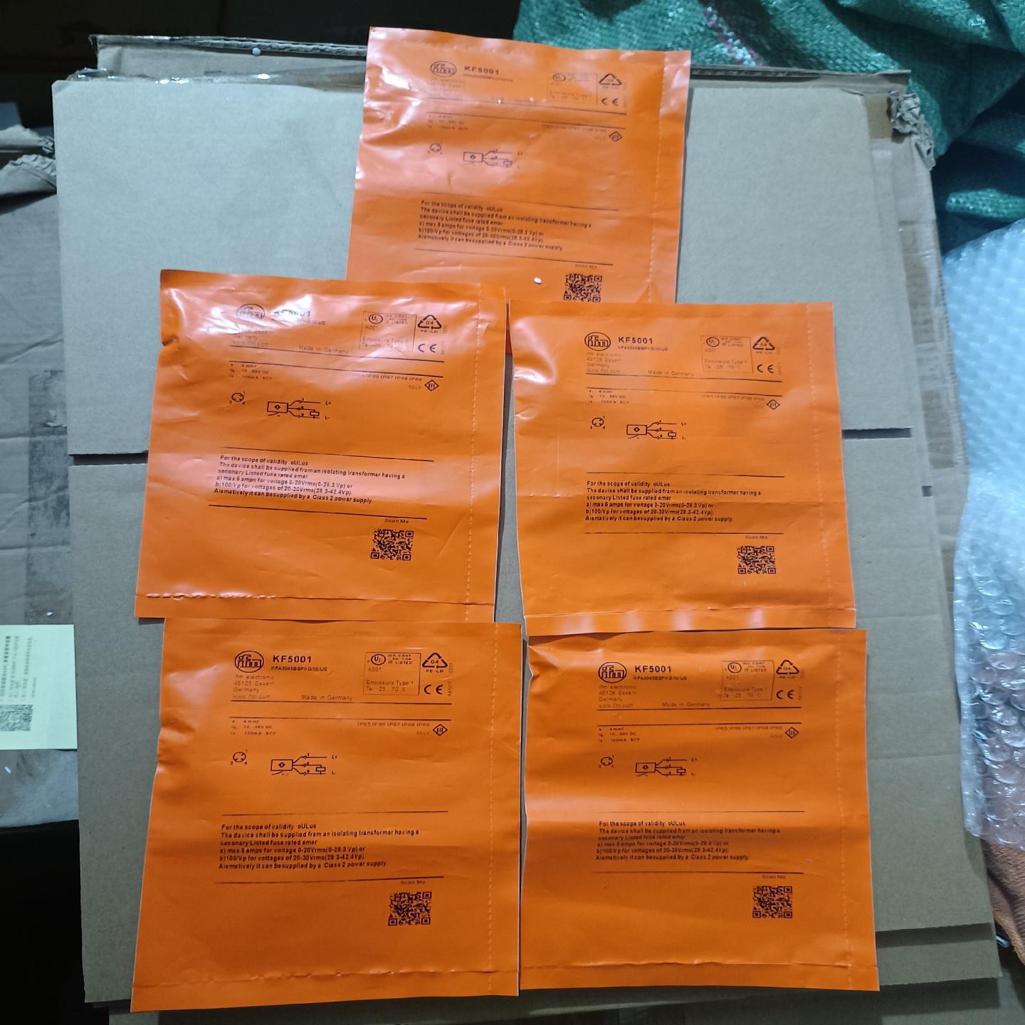 全新IFM易福门 KF5001电容式传感器，原装正品，
