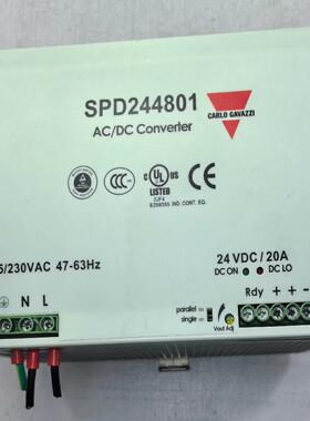 瑞士佳乐SPD244801开关电源24VDC/20A美丽成色