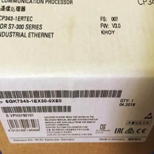 【工控自动化】6GK7343-1EX30-0XE0议价