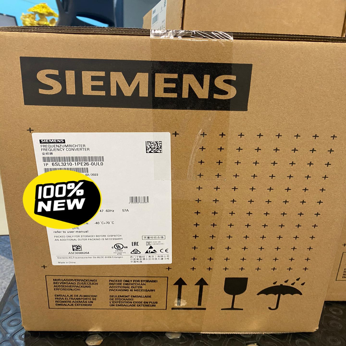 （设备配件）6G120UL0-1SL3210PE26西门子- 变频器0