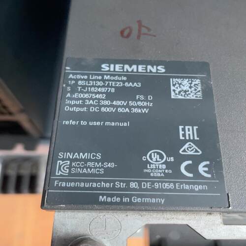 [德峰]636西门子TE23SL3130KW -AA3 6 7- 包