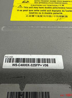 (非标价)Cisco WS-4500X-32SFP32口万兆 数据中