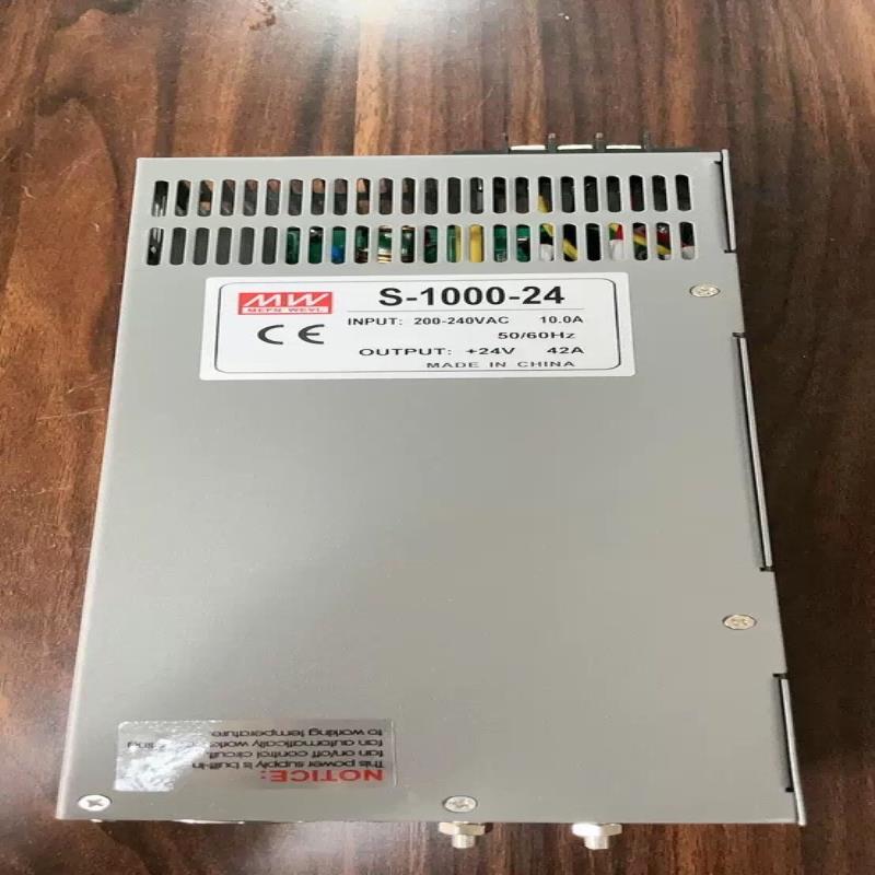 明纬S-1000-24输出开关电源24V42A 全新现货带