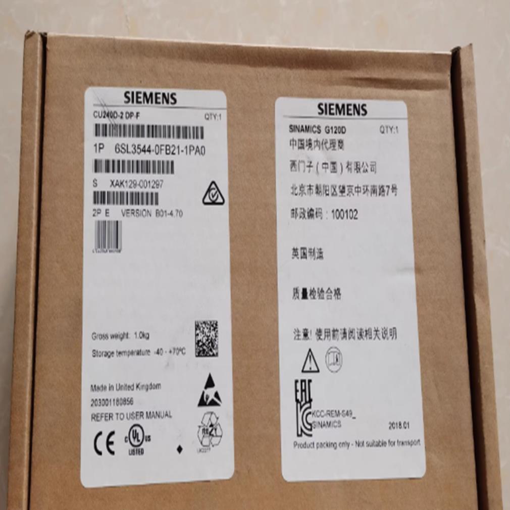 原装供应Siemens 6SL3544-0FB21-1PA0 Control Unit