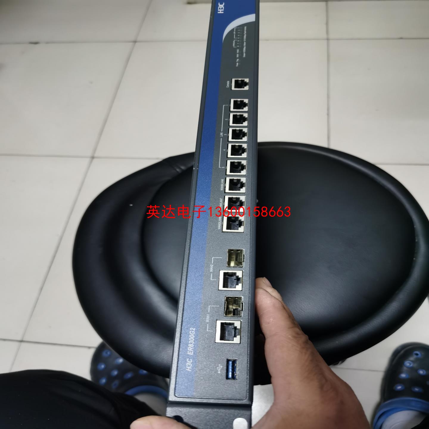 刚刚到手一台H3C-ER8300G2全千兆企业路由器成色还行