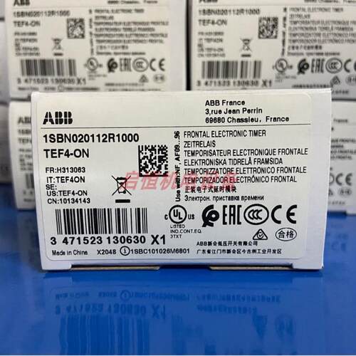 ABB通电延迟继电器 TEF4-ON / TEF4-OFF