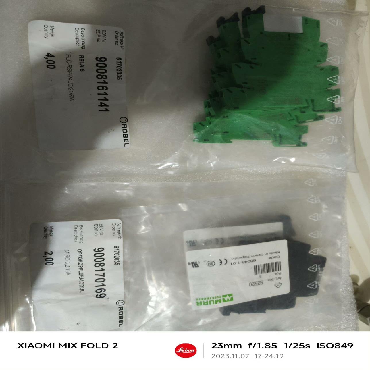 [德峰]菲尼克斯继电器 PLC-RSP-24UC   4个   MU