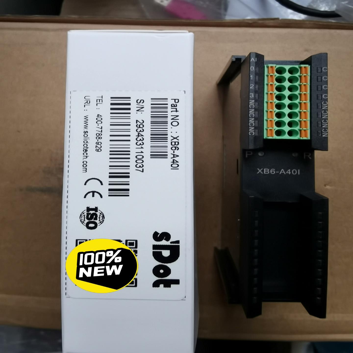 现货实点模拟量io模块XB6-A40I保全新原装