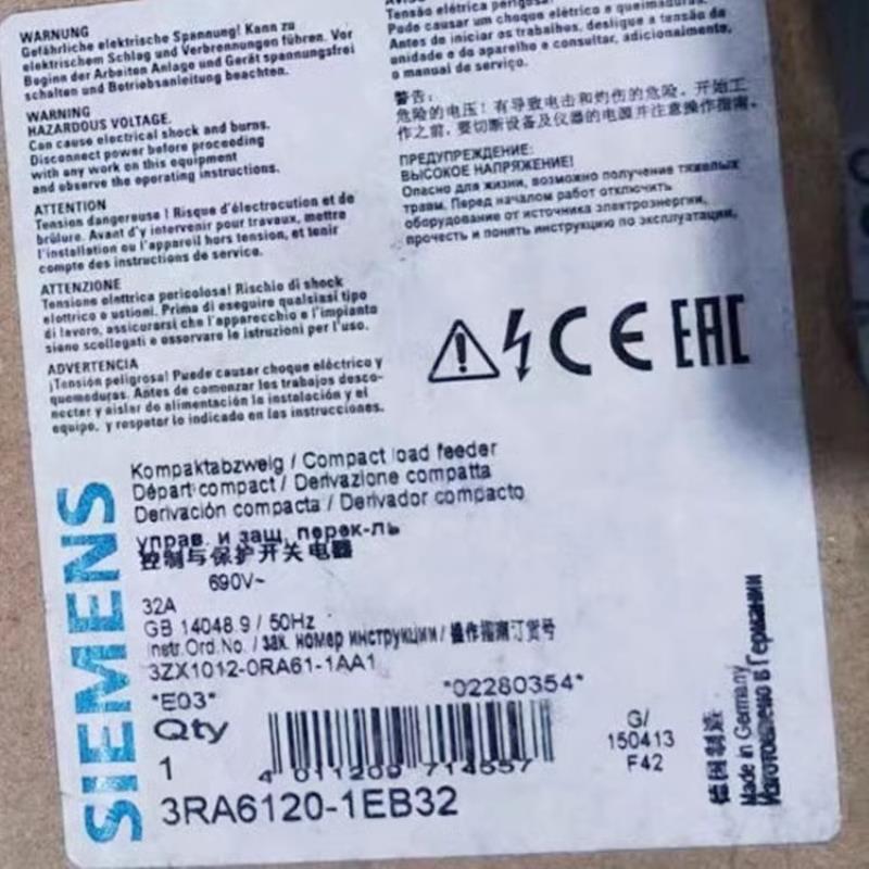 3RA6120-1EB32进口产软启动器议价