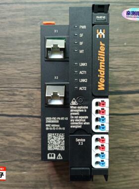 【工控自动化】魏德米勒模块 UR20-FBC-PN-IRT-V2 订货号：议价