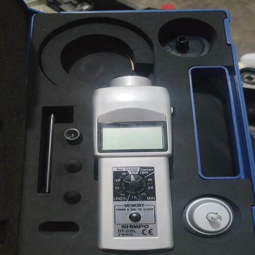 SHIMPO新宝转速表DT-205L接触式测速表实物