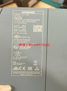 【荣强工控】西门子6GK7543-1AX00-0XE0，99新带包装，功