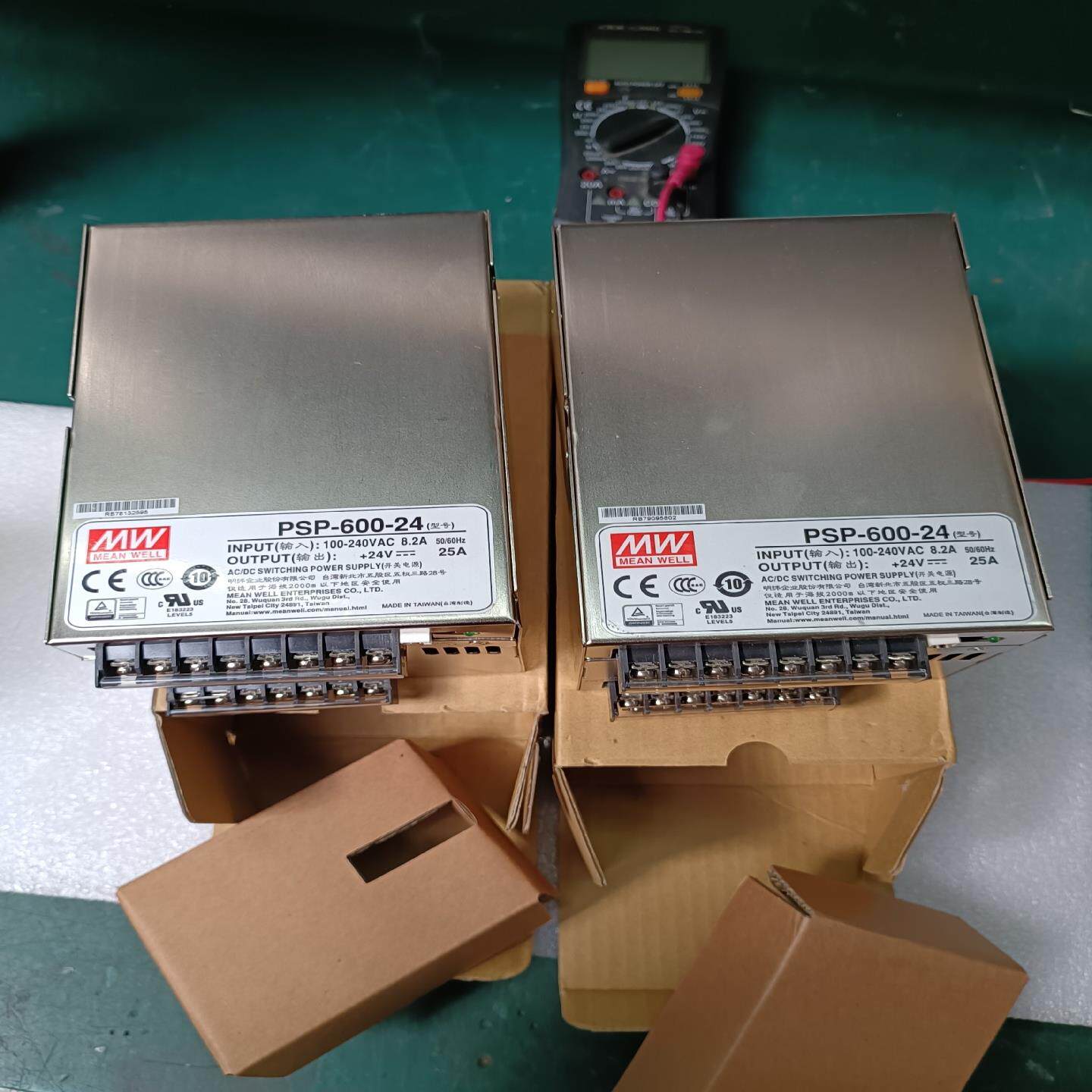 台湾明纬PSP-600-24/600W24V25A大功率开关