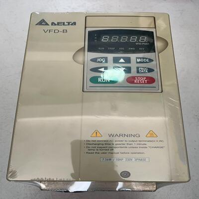 （设备配件）VFD075B23B 台达变频器 7.5KW 220V 实物