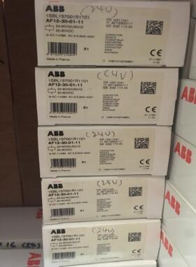 ABB三极接触器 AF12-30-01-11*24-60V50/60HZ