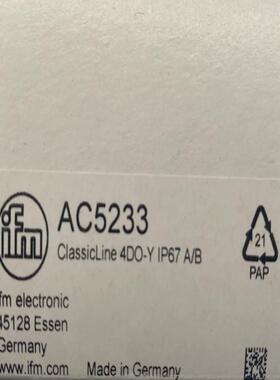 [德峰]易福门asi总线模块AC5233