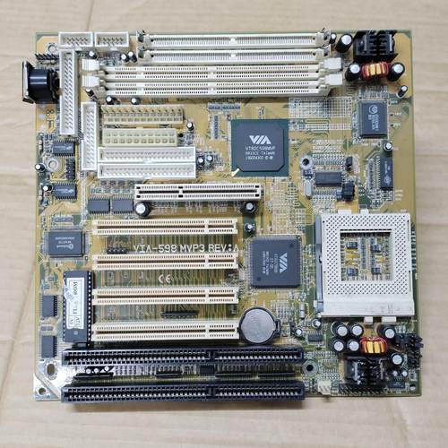 socket7主板  ViA-598 MVP3 rev:a